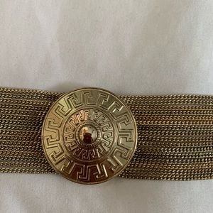 Gold Shield Medallion Bracelet by Versace for H&M